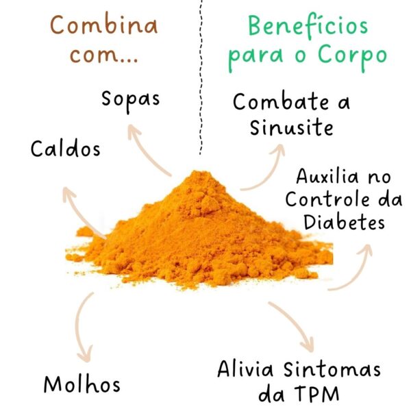 Descubra os incríveis benefícios e o sabor único da Cúrcuma, também chamada de Açafrão da Terra!