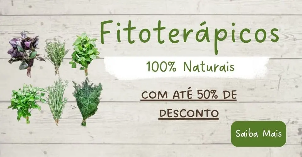 Fitoterápicos 100% Naturais