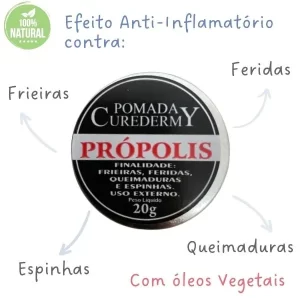 Pomada de Própolis 20g | Vegetal 100% Natural