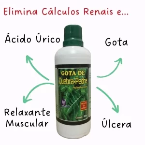 Quebra-Pedra em gotas pronta para consumo. Promoção no Empório Vida da Terra